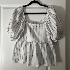 Madewell Peplum Blouse